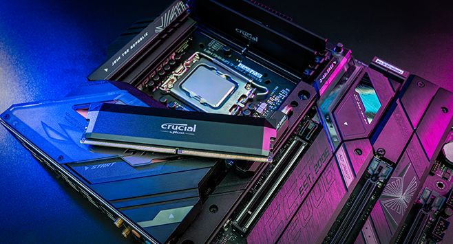 DRAM Crucial Overclocking avec système