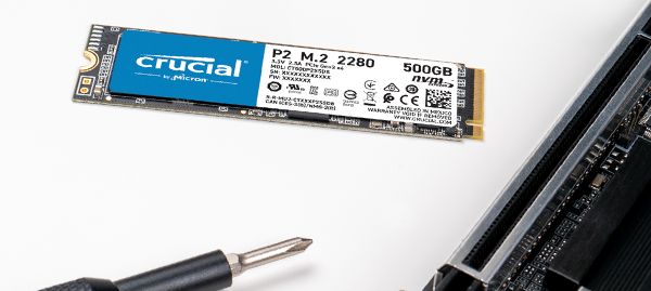 SSD M.2 250 Go Crucial (Remis à Neuf )