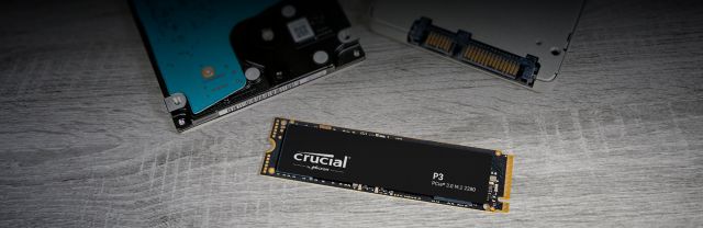 SSD NVMe™ Crucial P3 : la vitesse NVMe dont vous avez besoin